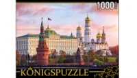 Konigspuzzle. ПАЗЛЫ 1000 элементов. ГИК1000-6533 МОСКВА. КРЕМЛЬ НА ЗА