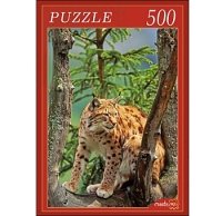 ПАЗЛЫ 500 элементов. ГИ500-7910 ИЗЯЩНАЯ РЫСЬ