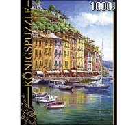 Konigspuzzle. ПАЗЛЫ 1000 элементов. АЛК1000-8252 СЭМ ПАРК. ПОРТОФИНО (