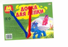 Доска для лепки А4 + 2 стека, белая (ДЛ-4990)
