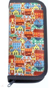 Пенал 1отд ОРНАМЕНТ ИЗ ДОМИКОВ лам.карт.(ПН-5858)