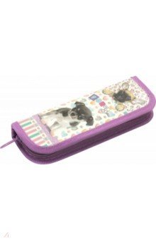 Пенал 1отд Очаровательные щенки лам.карт.(ПН-6219)