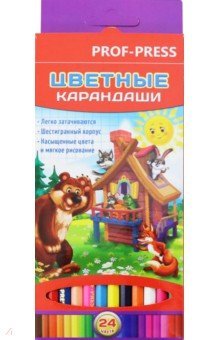 Карандаши 24цв СКАЗОЧНЫЕ ГЕРОИ (К-7280)