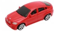 АВТОДРАЙВ. Модель машины масштаб 1:64 BWX X6 (матовая, красная) (Арт