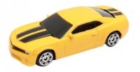 АВТОДРАЙВ. Модель машины масштаб 1:64 CHEVROLET CAMARO (матовая, желта