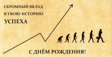 Конверт для денег С днем рождения! 1-04-0173