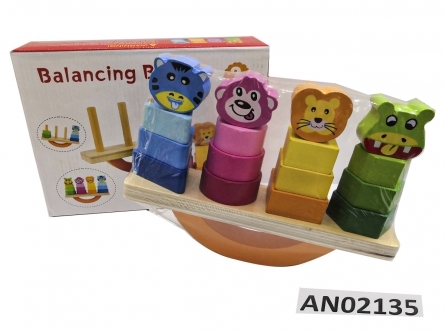 Деревянная игрушка. Баланс ДРУЗЬЯ (23х17см) (в коробке)