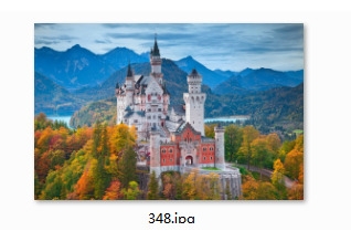 Холст с красками 22х30 см по номерам КРАСИВЫЙ ЗАМОК (Арт. HS184)