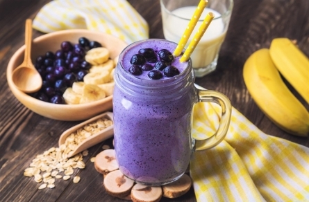 Холст с красками 30х40 см. по номерам. ЧЕРНИЧНЫЙ СМУЗИ (Арт. Х-6556)
