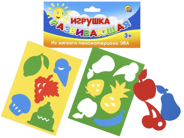 Развивающая игрушка из ЭВА Сортер Вкусняшки