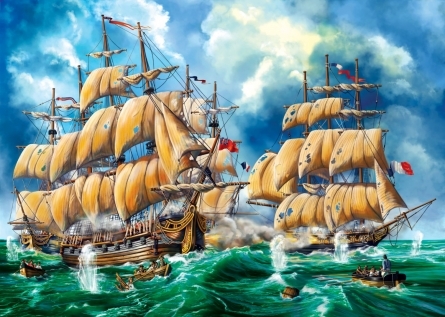 Алмаз. мозаика (блест.) 40х50 см, с подр., с част. заполн.(29цв.) МОРС