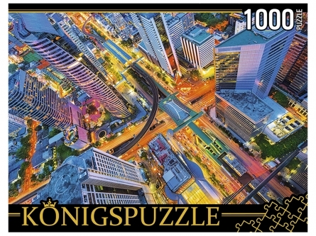 Konigspuzzle. ПАЗЛЫ 1000 элементов. ГИK1000-0636 ТАИЛАНД.НОЧНОЙ БА