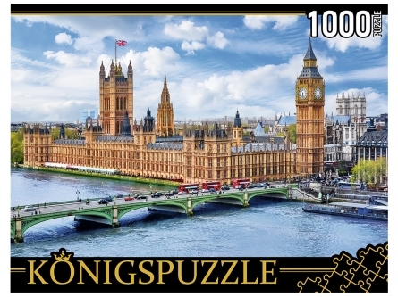 Konigspuzzle. ПАЗЛЫ 1000 элементов. ГИK1000-0637 ПАНОРАМА ЛОНДОНА