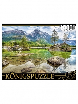 Konigspuzzle. ПАЗЛЫ 1000 элементов. ГИK1000-0640 ГЕРМАНИЯ. ОЗЕРО Х