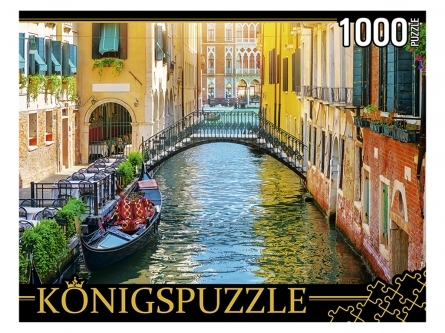 Konigspuzzle. ПАЗЛЫ 1000 элементов. ГИК1000-0650 СОЛНЕЧНАЯ ВЕНЕЦИЯ