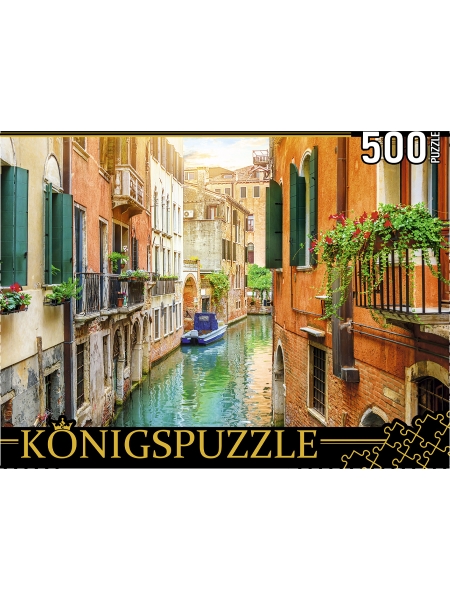 Konigspuzzle. ПАЗЛЫ 500 элементов. ШТK500-3577 ВЕНЕЦИАНСКИЙ КАНАЛ