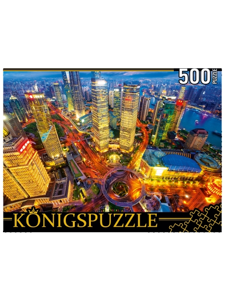 Konigspuzzle. ПАЗЛЫ 500 элементов. ШТK500-3581 КИТАЙ. ШАНХАЙСКИЕ НЕБОС