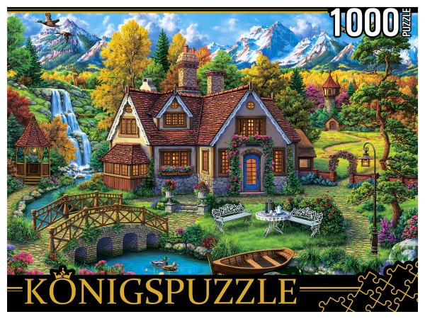 Puzzle-1000 ФК1000-4472 ВОЛШЕБНЫЙ ДОМИК В ГОРАХ