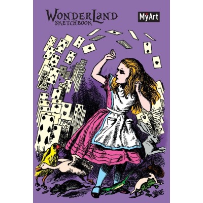 MyArt. Скетчбук wonderland sketchbook алиса