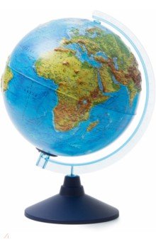 Глобус инт Земли физ-пол d250рел подсв INT12500287