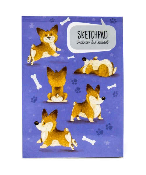 Скетчпад А5. Корги