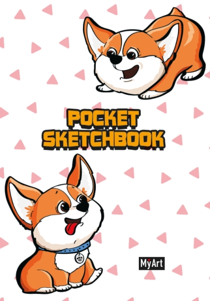Pocket скетчбук. Корги