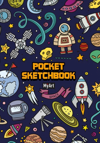 Pocket скетчбук. Космос