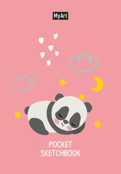 Pocket скетчбук. Панда