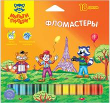 Фломастеры 18цв "Енот во Франции"WP_10718