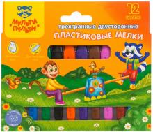 Мелки пласт.12цв "Приключения Енота" трех.РС_20135