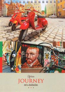 Блокнот А5, 80л "Collage of travel" Бт5к80гр_27955