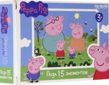 PeppaPig.Пазл-15 mini (01593)