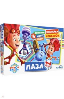 Фиксики.Спорт.Пазл-104 Быстрее,выше,сильнее(04432)