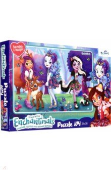 Enchantimals.Пазл-104 Сад бабочек (04707)
