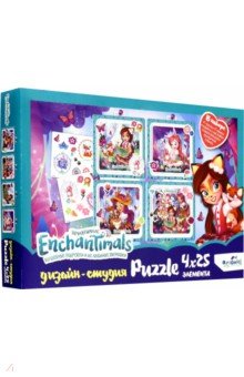 Enchantimals.Полиптих 4х25 Лесные подружки (04823)