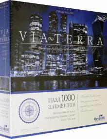 Via Terra.Пазл-1000 Небоскребы Москва-сити (05238)
