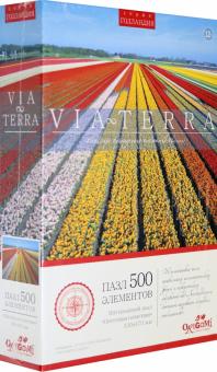 Via Terra.Пазл-500 Цветочная геометрия (05445)