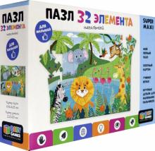 Baby Games. Пазл-32 напольный. Африка,06569