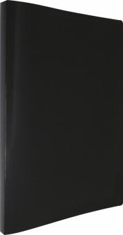 Папка на 2-х кольцах A4 пласт.черн.,EC0418/2RBLACK