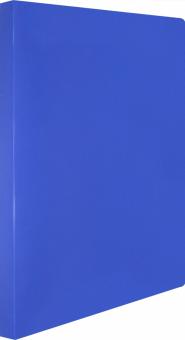 Папка на 2-х кольцах A4 пластик син.,EC0418/2RBLUE