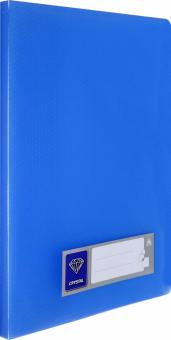 Папка с 40 прозр.вклад. A4 синяя, СR40BLUE