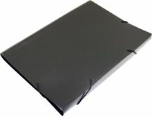 Портфель  6отдел. A4 пластик черный, BPR6BLCK