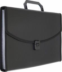 Портфель 6отдел. A4 черный, BPP6TLBLCK