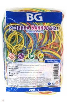 Резинка банковская 60мм 200г,цв,400шт,RBC_200 6157