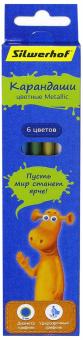 Карандаши 6цв с эффектом "Metallic" (134204-06)