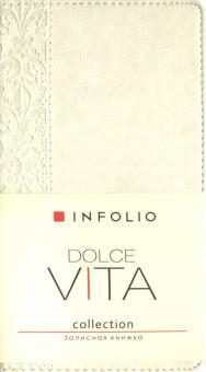 Записная книжка 96л,9x16,Dolce Vita,I283/creamy