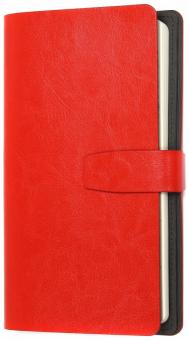 Ежедневник недат. 64л,12х21,Iconic,крас,I507NE/red