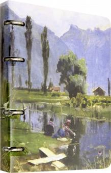 Тетрадь 120л,кольц.мех,Monsted,N1600