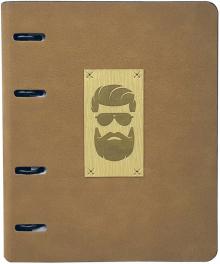 Тетрадь 120л,кольц.мех,Beard,N1695