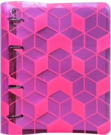 Тетрадь 120л,кольц.мех,Fantastic,розов,N1705/pink